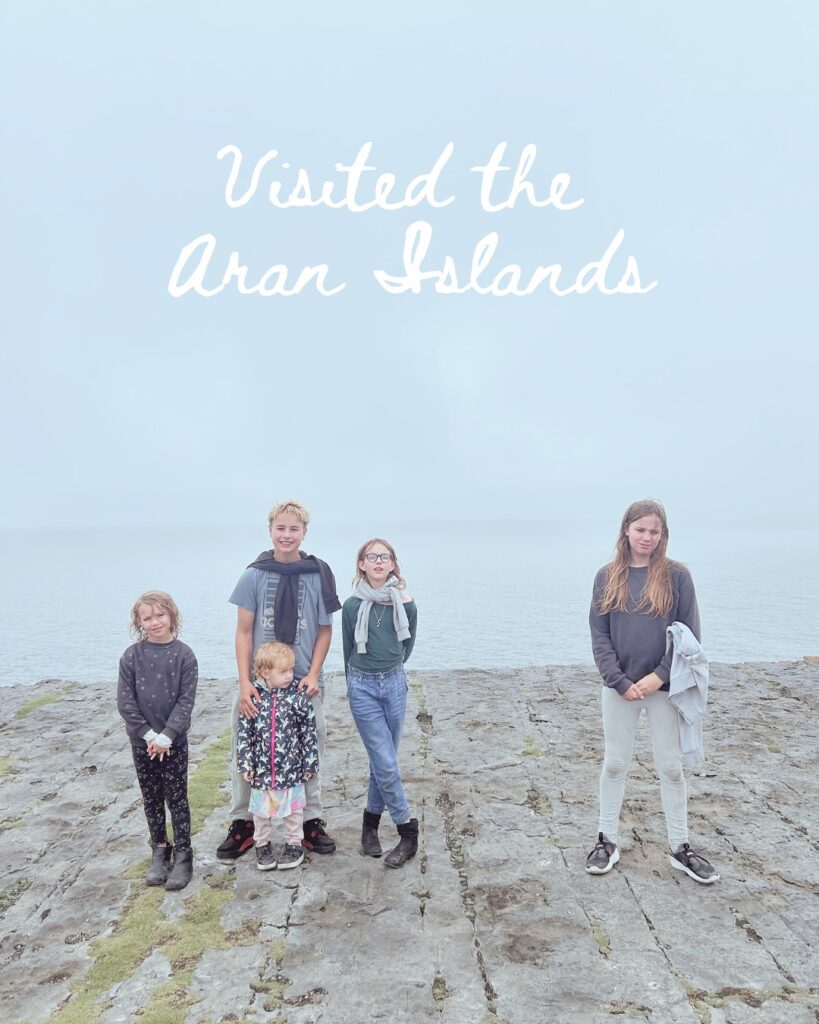 July 💕 a busy month full of trips! 
Highlight - our trip back to the UK, we all just had the best time and it was great to see family & for the children to make new friends. We also saw a small flotilla of Dunkirk little ships (who had been involved in the evacuation in 1941) so that was cool to add to our previous learning & Dunkirk visit.  We also loved our Aran island trip & seeing all the culture and history there. 
Update - We had our assessment report back and have been recommended to remain on the homeschooling register! Many more happy homeschool days to come 😍 we also finished our maths and English books for the school year so roll on a relaxing August.
Goals - August is for house projects, homeschool planning and maybe some more day trips out and about, but mainly relaxing and refreshing ready for a busy September. 

#homeschool #homeschoolinireland #largefamilylife #thisishoweHE homeschooling . Irish homeschool. Home education. Large family life.