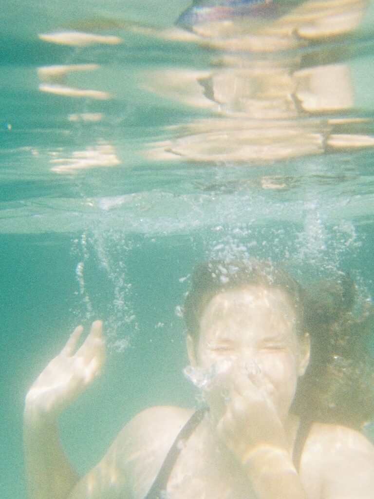 When we were in England back in July I bought a bag of cameras in a charity shop which included a very old 35mm point & shoot (which sadly seems a bit banjaxed by the results of some of the pics we had back) and an underwater camera (also 35mm film) which came with a roll of good old fashioned Kodak Gold included - straight out of 2002. 
Here’s the results as taken by the kiddos and myself 😀 
We spent four magical days living off pasta, noodles & Lidl picnics driving the Wild Atlantic way from Galway to Mayo. We swam for hours, paddle boarded, jumped off rocks and clocked up a stupid amount of hours playing Fontaines on Spotify (and Kpop demon hunters too) before parking up and annoying the neighbours with how long & loud the pump was to blow up the roof tent 🤣 good times ❤️