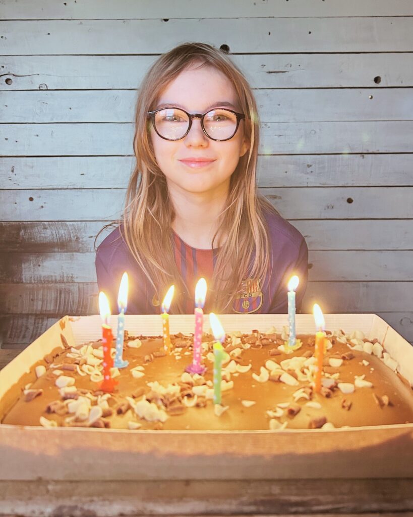 Moments of joy from October so far ; 
1) the last birthday of the year & it’s miss Cora, our first Irish born baby and giver of the best hugs. 
2) the waffle maker is out of retirement & churning out hot breakfasts daily. Buy shares in Lidls version of Nutella folks - prices are set to rise now it’s back in action and we’re getting through one jar per sitting. 
3) a trip to Europes oldest horse fair, Ballinasloe,  where Napoleon himself once purchased a noble steed upon which he pillaged many countries. A noble steed of our own was also purchased (see next pics!) alongside €30 worth of chip van chips. Perhaps if napoleon did the same he wouldn’t have been such a twat. 
4) Truth
5) Homeschool meet ups have got me through some really tough times this month . Coffee in the pub while your kids socialise & you get 2 hours of free therapy is a parenting win. 
6)sheer joy at turning 15 and getting to buy your first baby horse - not pictured the part where both child and horse came home in a strangers jeep with a new lead rope and a tenners luck money. This is the stuff childhood memories are made of. 
7) a recently discovered photo of Mathilda Hermina Henrietta Specketer meine Ururgroßmutter / Große große großmutter (one of those is right but I’m not sure which one) in London als Tochter deutscher Einwanderer geboren (I wonder if the new Ai tool will auto translate that for some of my followers!) 
8) going back to 2004 and collecting stickers for my laptop. Professional? Probably not. Cool? Also probably not but all sticker donations welcome! 
9) not pictured but I’m obsessed with the song playing here / whole album which also gives me mega 2004 skinny jean & Smokey eye vibes & is great played loud in the kitchen while the waffle maker is heating up! 
.
.
#thisishowweHE #largefamilylife #ukhomeschooling #irishhomeschooling #lotsofkids