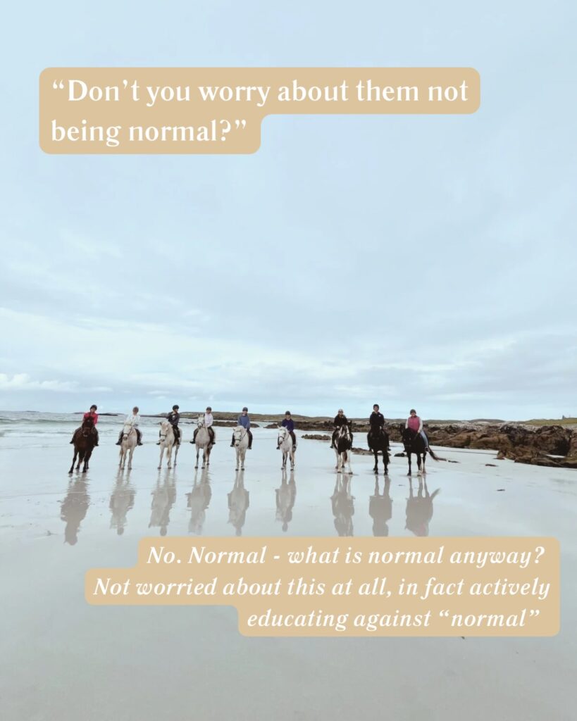 A weekend in London with friends and family & here’s all the questions I had about homeschooling in one big photo dump! Homeschool questions have finally overtaken “so do you think you will have another baby” questions so I’m making a post which I shall refer people to at future gatherings 🤣🤣 
In seriousness though  I actually enjoy talking about our experience homeschooling especially with people who are genuinely interested. I feel like these are pretty standard and valid questions especially from people who have been through the school system, I know I asked lots of these myself before starting educating at home & was so grateful to the women who were so open in sharing their experiences with me 🥰 
Of course sometimes someone asks something from a more judgemental place, like the questions about being “normal” or worrying about socialisation but I try and answer well and not just a comeback - sometimes my mouth works quicker than my brain though, I can’t help it!! 
I’m always here for any chats about homeschooling so feel free to dm me 💕

***not included “so do you live in Northern or Southern Ireland then” which I heard 12 times in total over the weekend and is much harder to answer gracefully than any homeschooling question 🫠🫠🫠